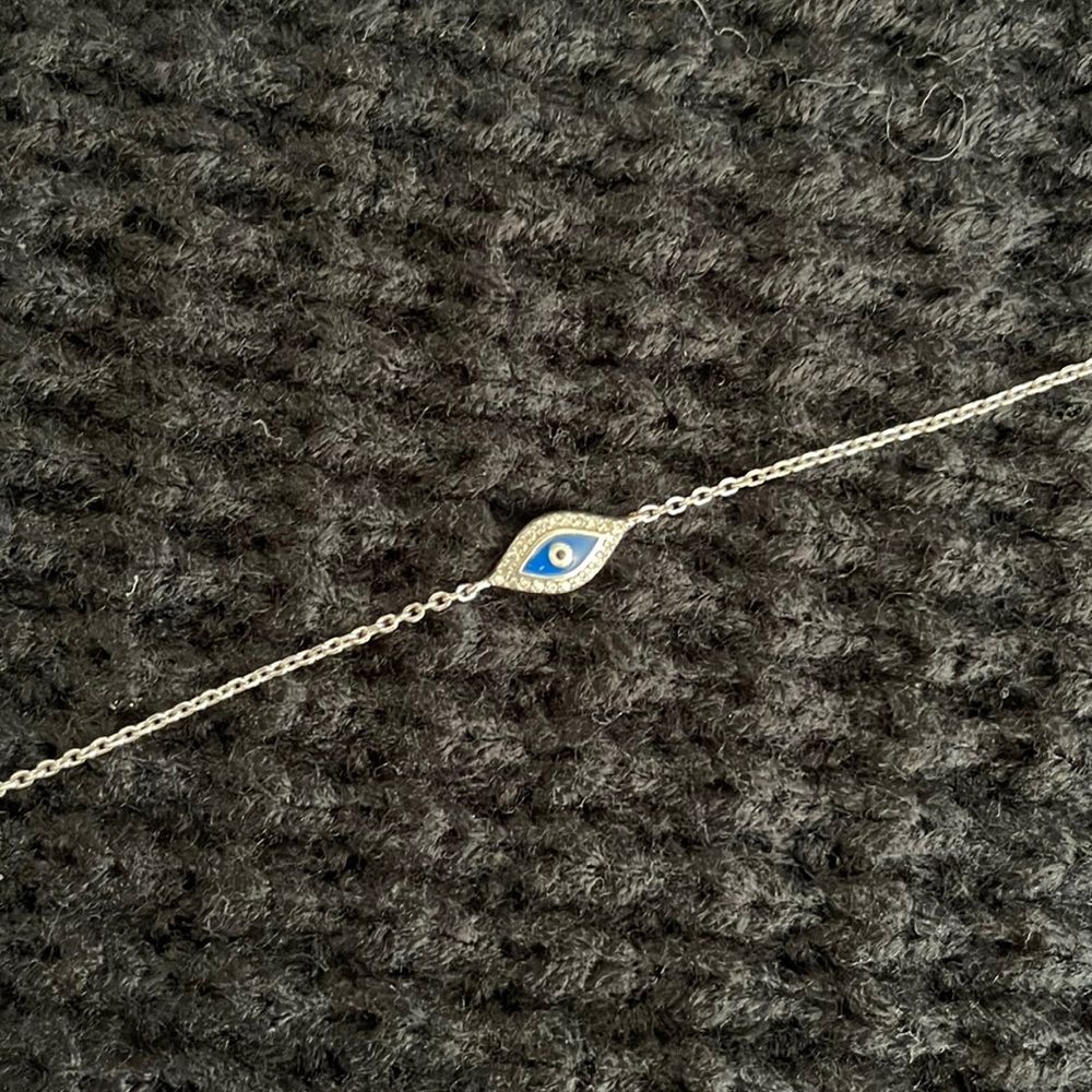 Evil Eye Silver Bracelet